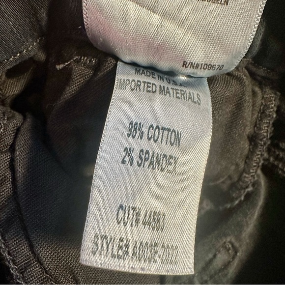 Agolde Black ‘Sophie High-Rise Distressed Skinny Jeans’ Size 26 - Picture 11 of 16